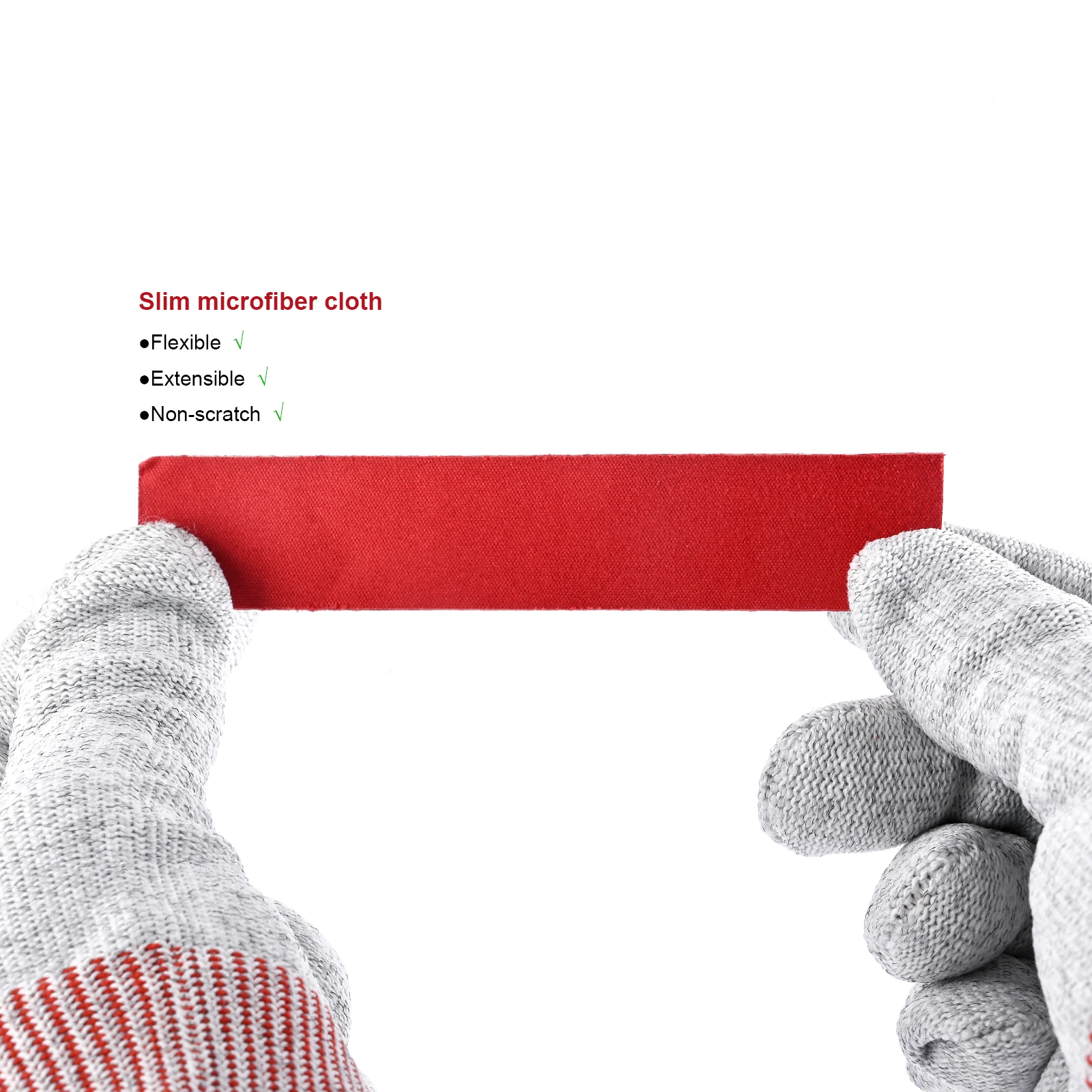 FOSHIO 200CM Felt Tape Roll Squeegee Edge Suede Soft Fabric Cloth Vinyl Scraper Application Household Cleaning Tool Accessories