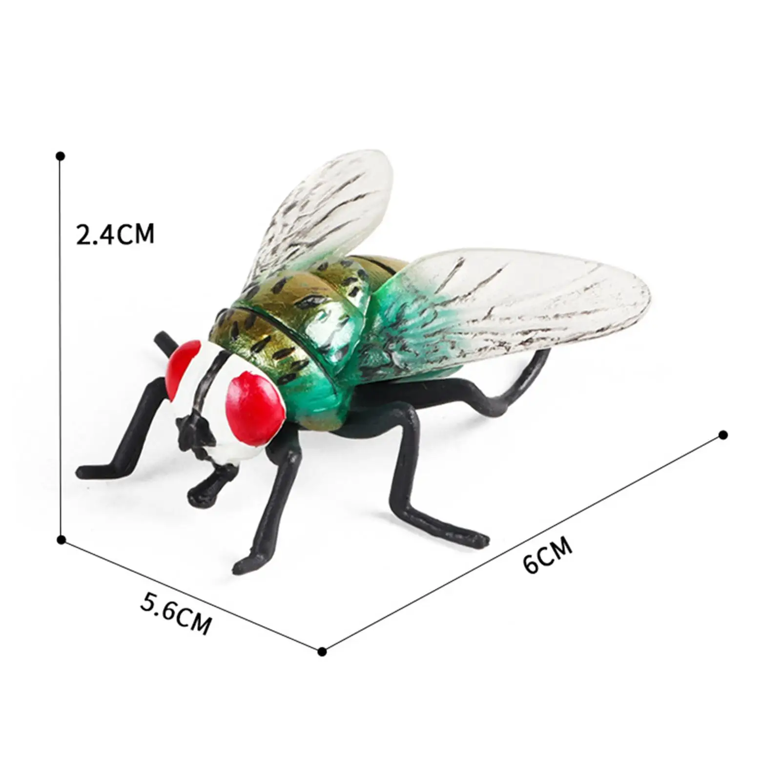 Fly Toys Fly Animal Model Ornament Toy Props Flies Figures for Kids