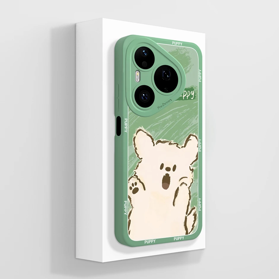 Cartoon Panda Star Portable Soft Minimalist Phone Case Cover
