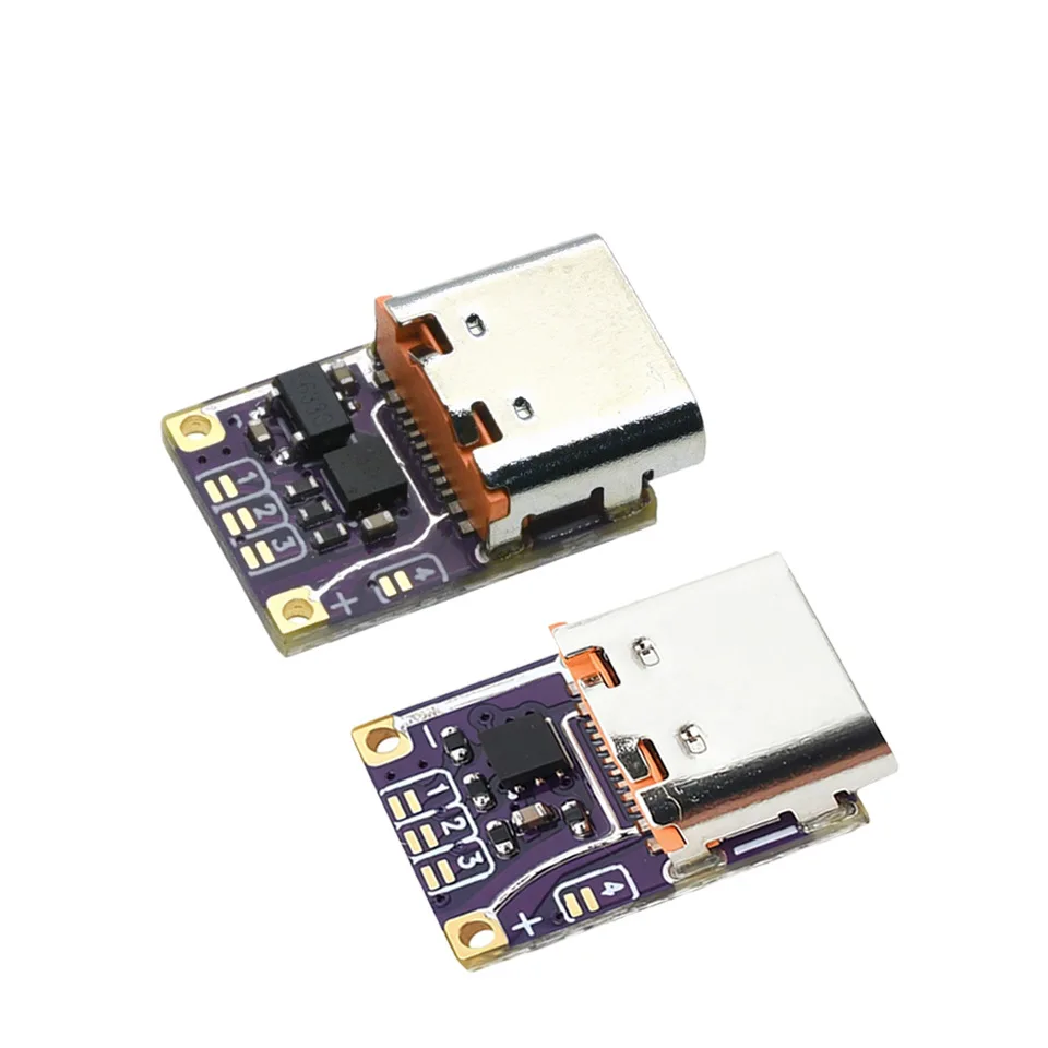 PD3.0 PD3.1 QC3.0 Auslösermodul Typ-C Schnelllade-Spannungsaktivator Stromversorgung zu DC-Konverterplatine für DIY-Projekte