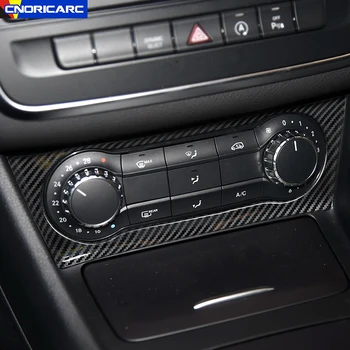 Car Styling Center Console Aria Condizionata Telaio Decorazione Copertura Trim Per Mercedes Benz CLA GLA AB Classe C117 X156 W176 W246