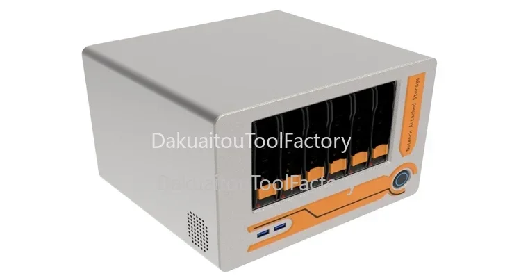 Custom Nas 6 Bay 3.5 "Hdd Hot Swap Nas Mini Itx Atx Miniitx Nas Storage Server Custodia Per Pc Sgcc