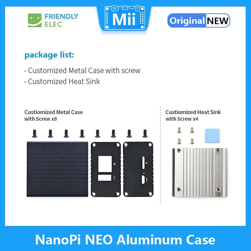NanoPi NEO/NEO2 알루미늄 케이스