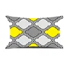 Double-sided length 30*50 cm square geometric cushion living room sofa headboard waist pillowcase Modern simple pillowcase 6