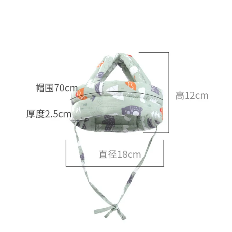 Baby Safety Hats Caps for Toddler Adjustable Walkers Anti Collision Head Protection Infant Headguard Pillow Photography Props
