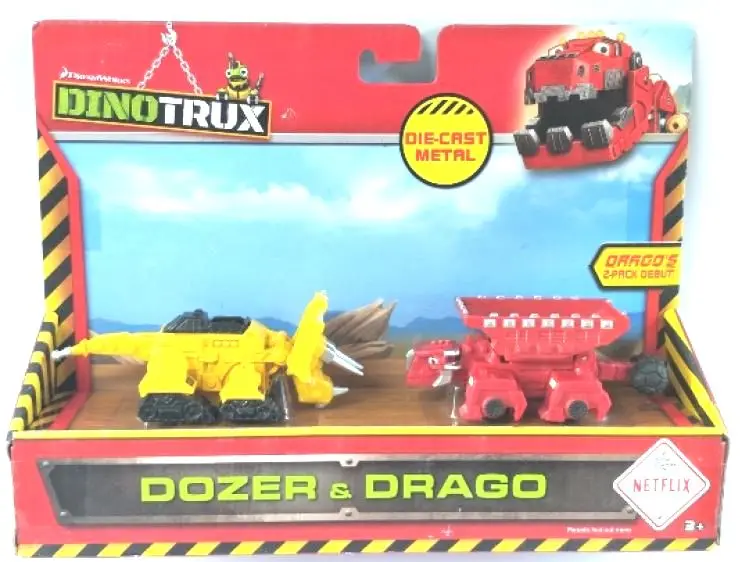 With Original Box Dinotrux Dinosaur Truck Removable Dinosaur Toy Car Mini Models Children's Gifts Dinosaur Models 3
