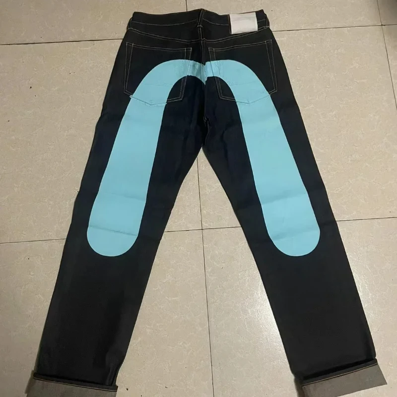 

Джинсы мужские прямые с принтом, Ретро стиль, стиль хип-хоп, готический стиль, личные штаны, свободные джинсы для пар, Y2K