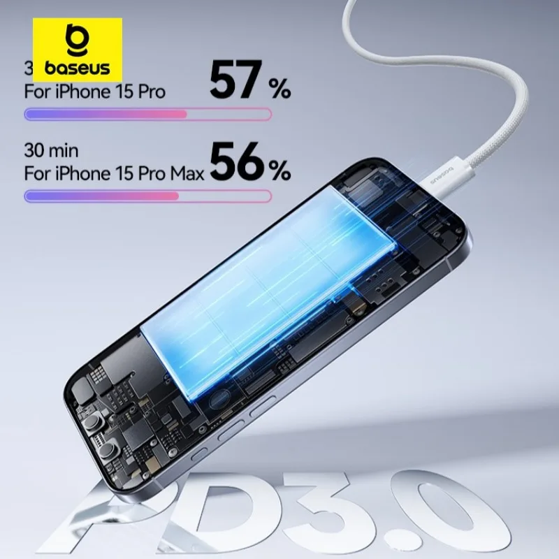 베이스어스 다이내믹 4 고속 충전 데이터 케이블 USB-C to USB-C 100W