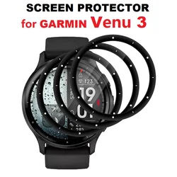 Premium 3D Curved Edge Screen Protector Set - Full Coverage Soft Protective Film for Smartwatches (3 - Pack) (Venu 3)