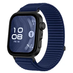 Official Nylon Loop Strap - Comfortable and Breathable Band for Smartwatch Accessories (Azure blue)