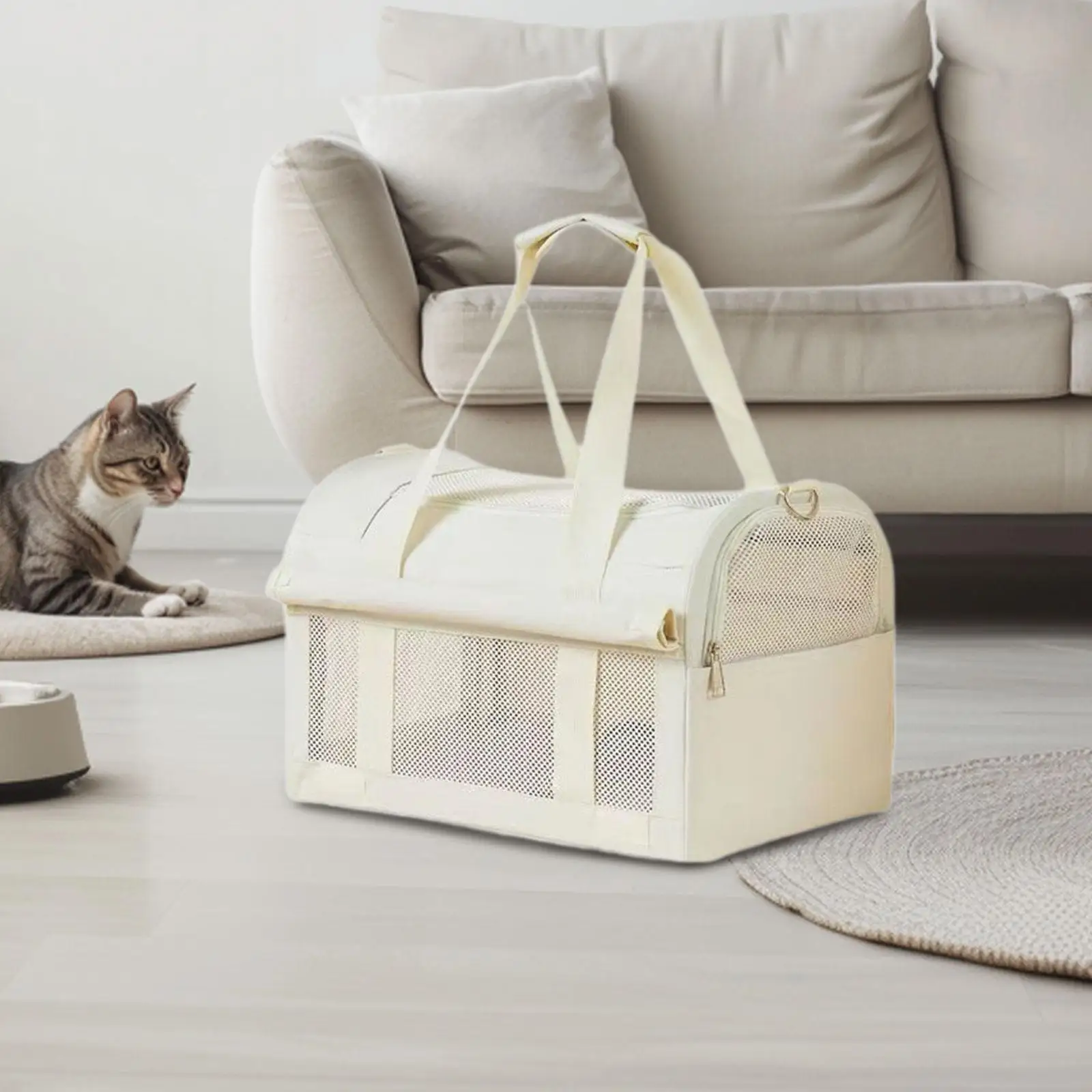 Pet Carrier Bag Mesh Handbag Lightweight Practical Comfortable Shoulder Pet Bag Pet Carrier Bag Mesh Handbag Lightweight Practical Comfortable Shoulder Pet Bag