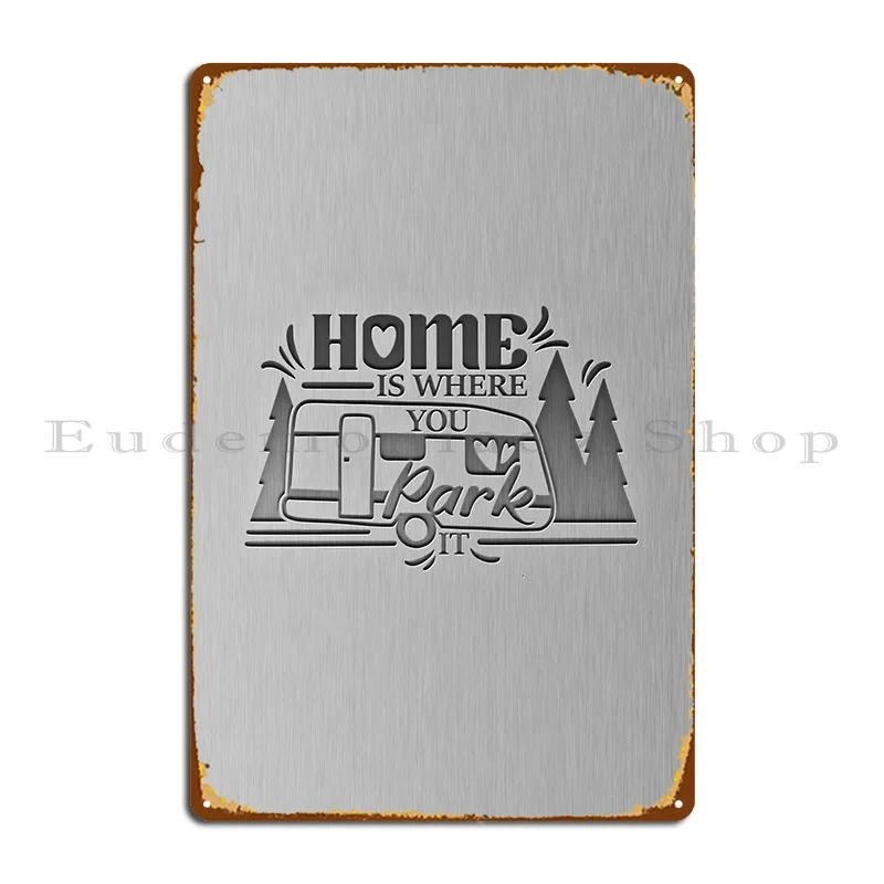 

Camping Metal Sign Wall Cave Plaques Create Party Print Tin Sign Poster