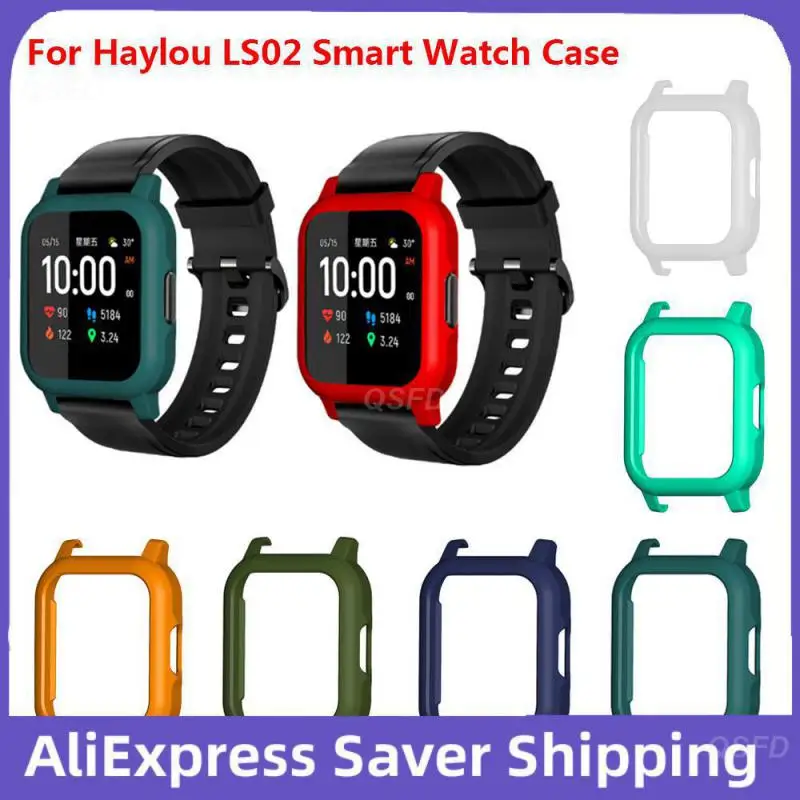 

Защитный чехол, противоударные смарт-аксессуары для Haylou Ls02, многоцветный чехол для часов, жесткий корпус из поликарбоната, пылезащитный чехол