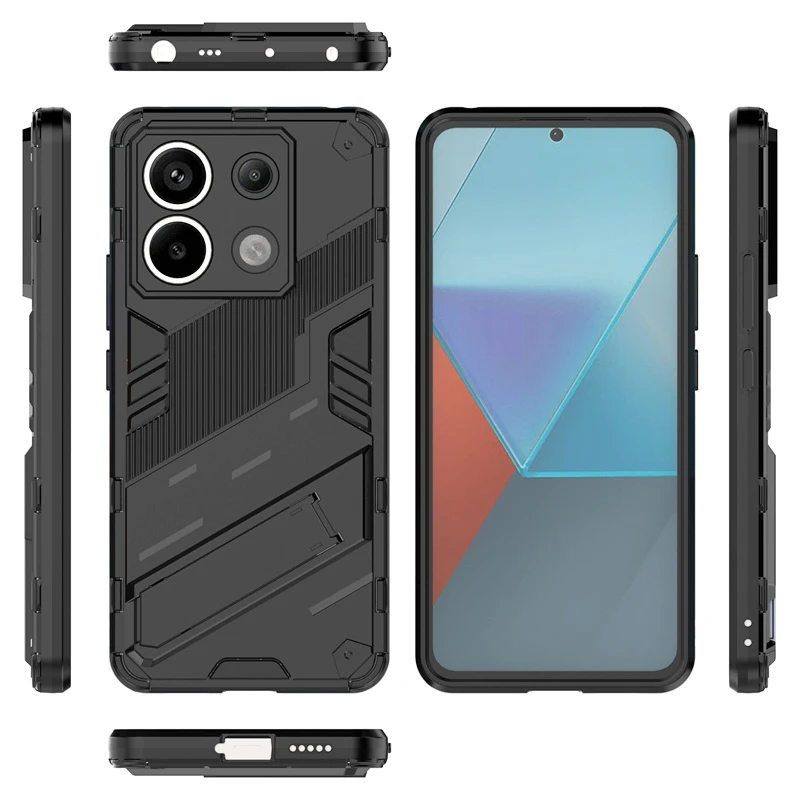 Rugged Shockproof Kickstand Case with Car Mount Feature