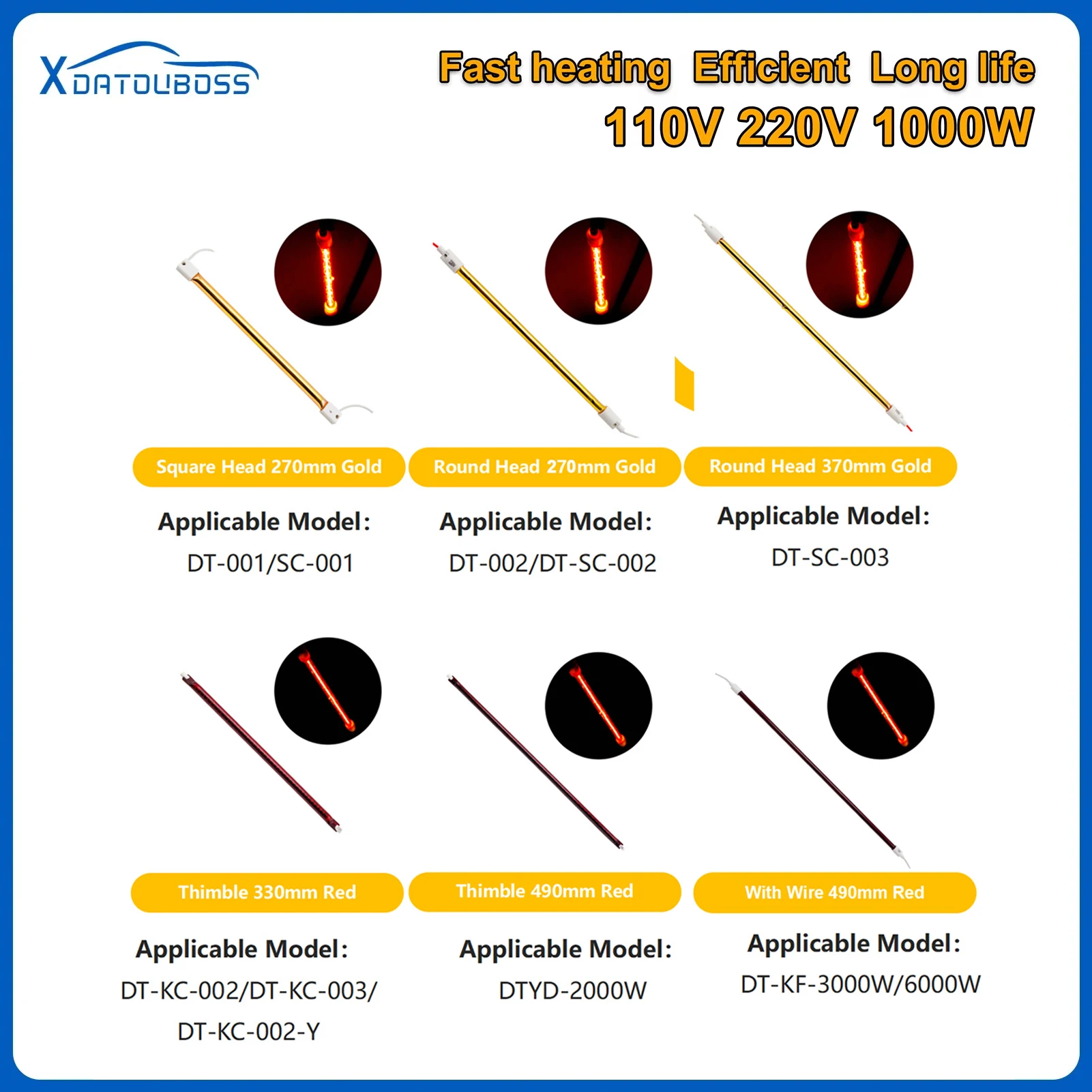 1000W Halogen Tube Quartz Ruby Drying Painting Printing Infrared Paint Curing Lamp Shortwave Heater Baking Light,infrared paint curing lamp