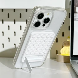 Multi - Functional Suction Cup Phone Stand with Silicone Cover (White)