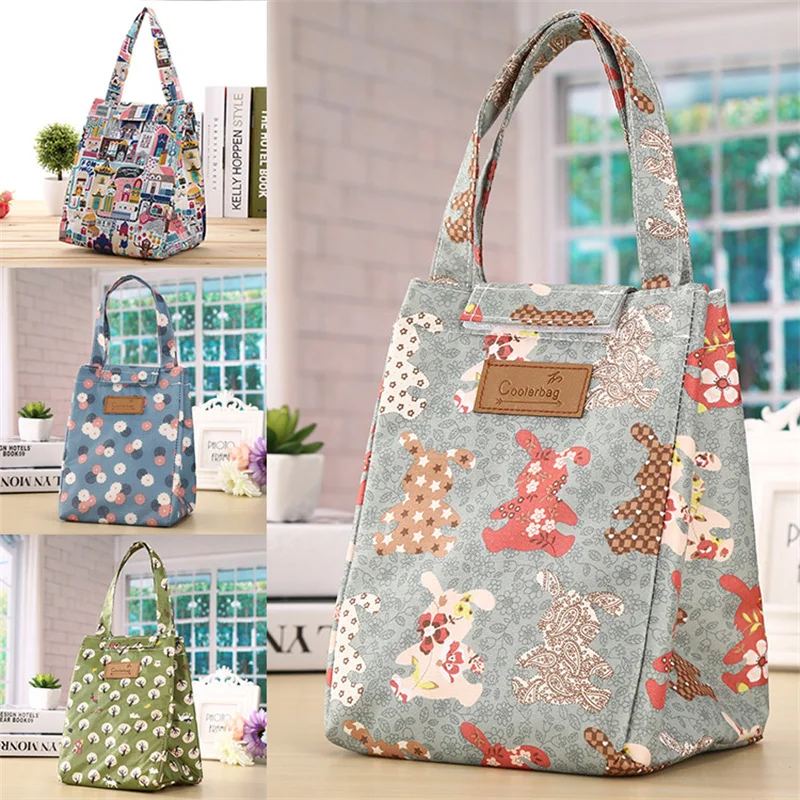 

Lunch Bag Casual Handbag Travel Office Food Refrigerated Bag Insulation Cover To Keep Warm Outside Picnic Bag