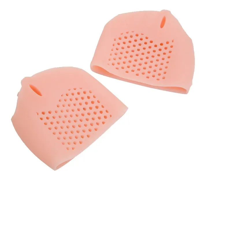 2Pcs/Pair Silicone Comfortable Toe Braces 5-holes Toe Separators Hallux Valgus Straightener Orthodontic Foot BracesFoot Care