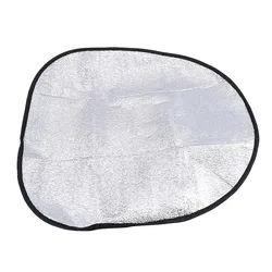Double Thick Foldable Anti - UV Silver Car Steering Wheel Sun Shade Cover (Silver)
