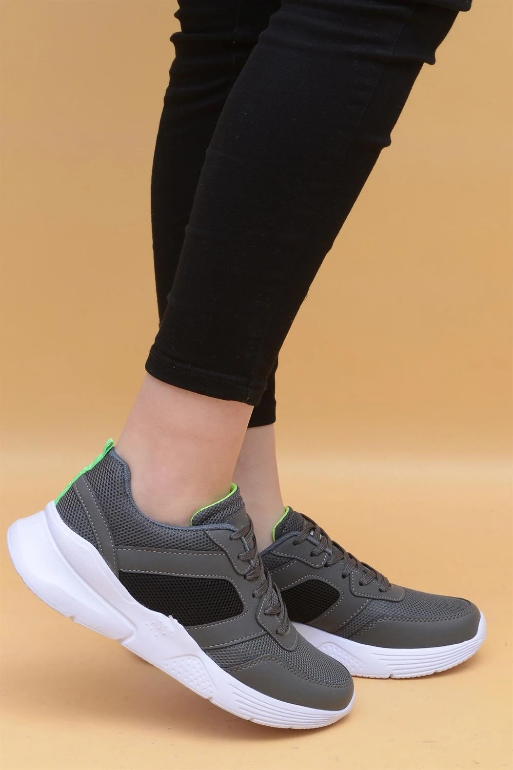 ahumados deportivos de diario para mujer, calzado informal elegante y económico con cordones, nueva temporada 2021|Zapatos de senderismo| - AliExpress