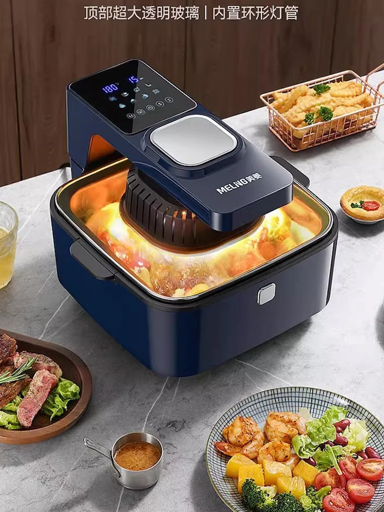10L Smart air fryers 360 degree deep fryer Home appliances Automatic Air fryer oven two in one Low fat oil free airfryer 220V 6