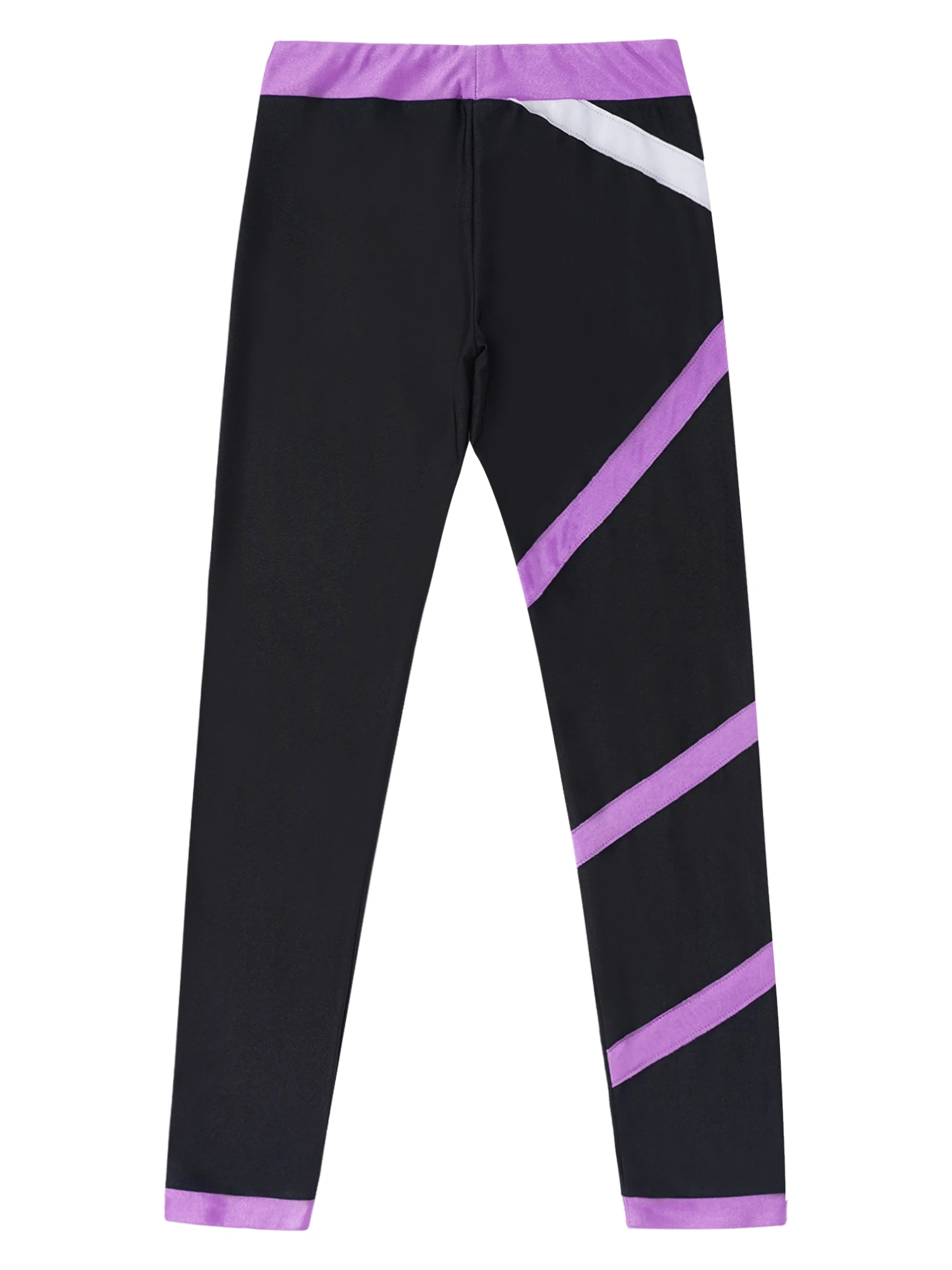 Pantaloni Da Pattinaggio Artistico Bambina Con Strass - Leggings Adrenti Per Allenamento E Gare