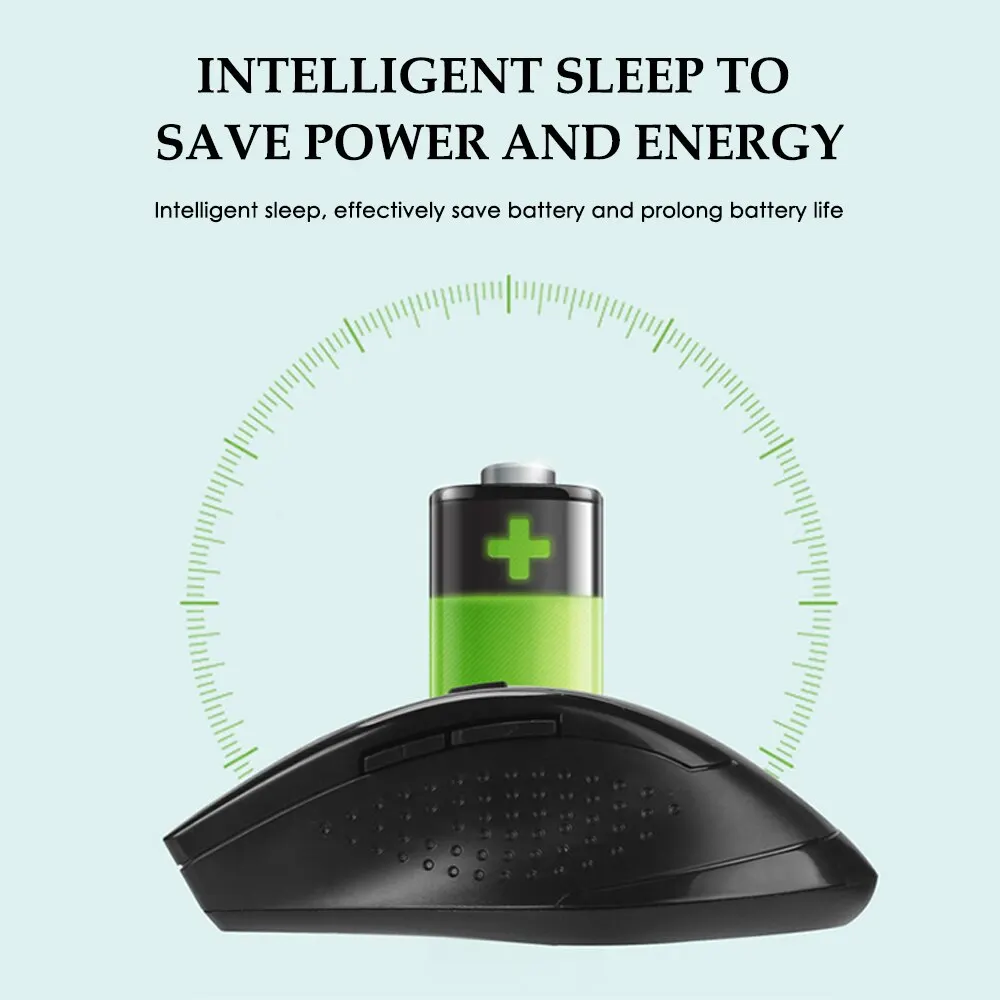 Wireless Mouse Mini Silent 2.4G USB Computer Mouse Optical Mice Noiseless Adjustable DPI for Windows Mac Linux