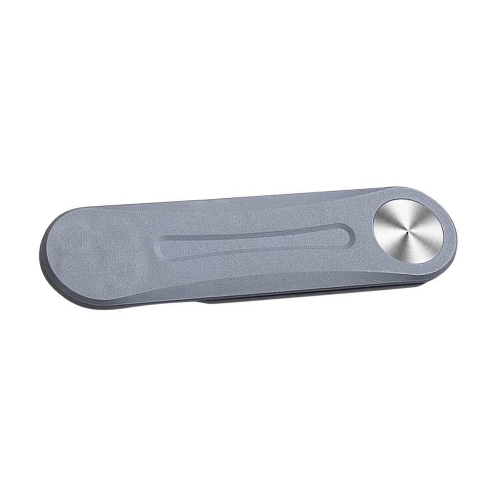 Side Mount Clip Phone Holder Cellphone Stand Magnetic Foldable for Laptop Abs Fixed Flat Monitor