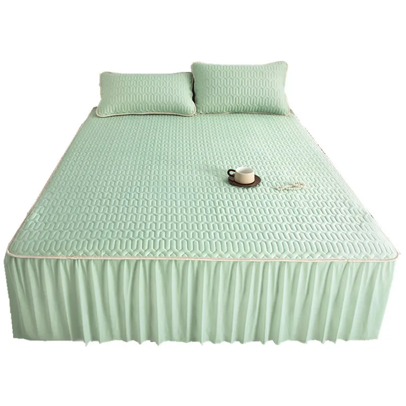 

Summer solid color latex bedspread
