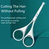 Nose Hair Scissors Eyebrow Trimmer Cutter Straight Round Tip For Nail Beard Manicure Makeup Stainless Steel  Tools 1