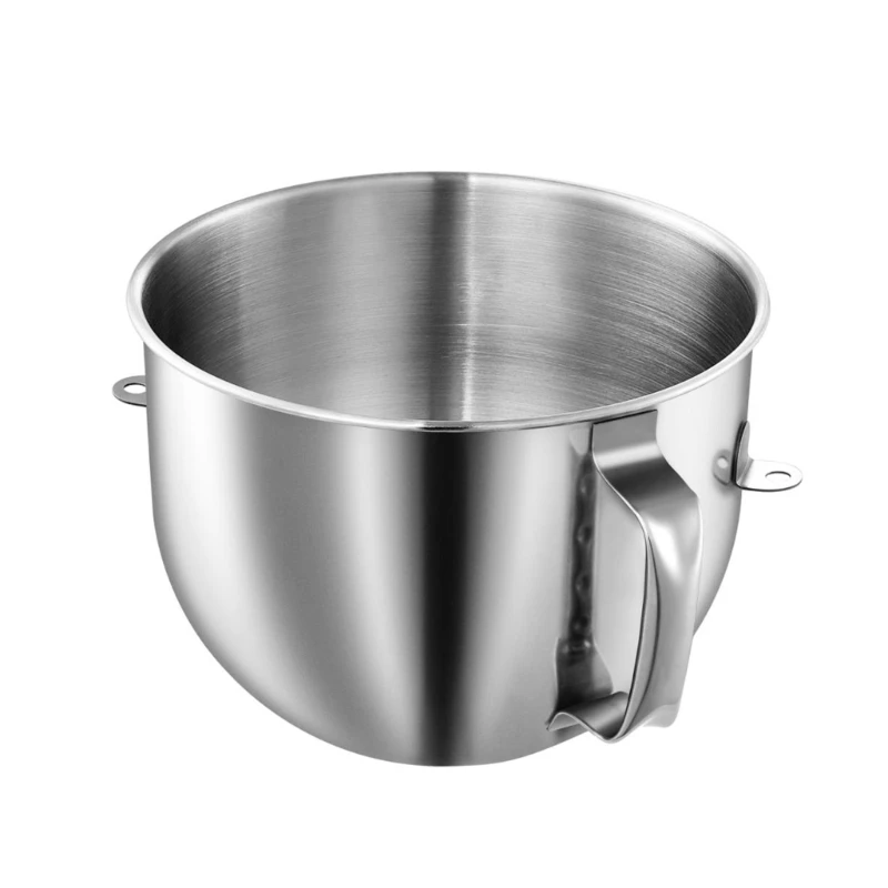 

Mixer Stainless Steel Bowl Mixer Accessories Mixer Mixing Bowl Dishwasher Safe Stainless Steel Texture for Mixer Dropship
