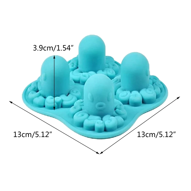 Octopus Molds for Creative Tray for Chilling Cocktails, Bourbon & Homemade Juice Easy to 40JA