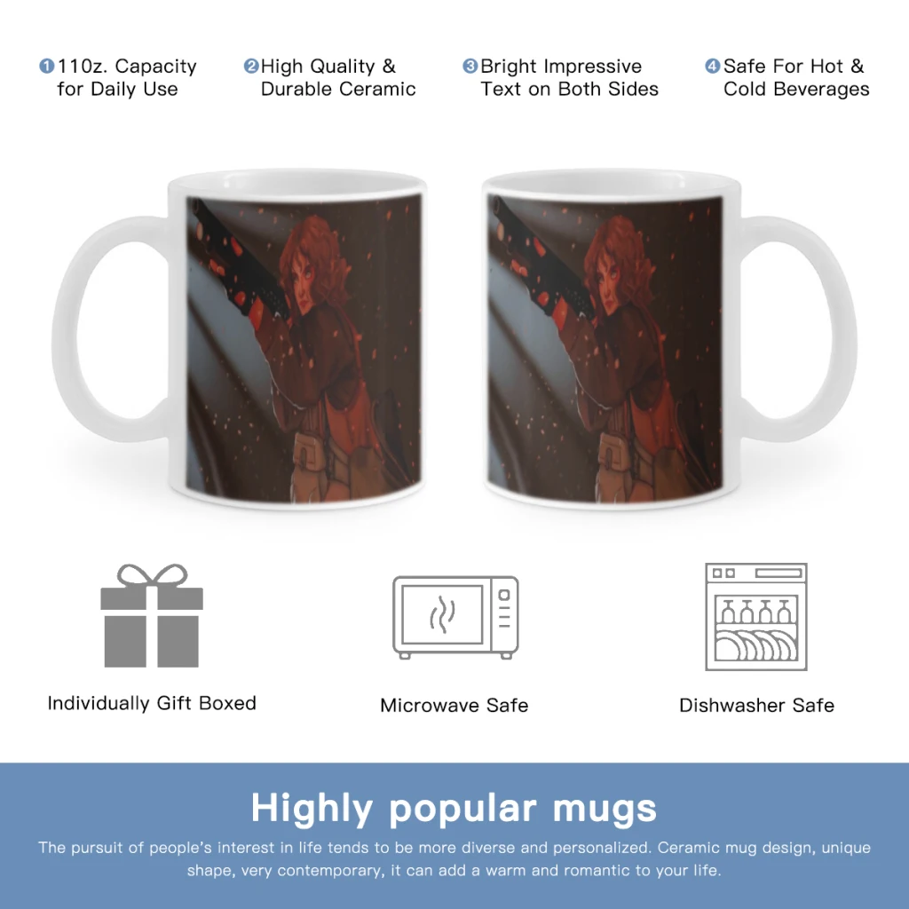 thumbnail image 1 of Taza de cerámica con envío gratuito para café, avena, desayuno, personalidad creativa, drama de suspenso, S-Stranger, T-Things, 1 of 5