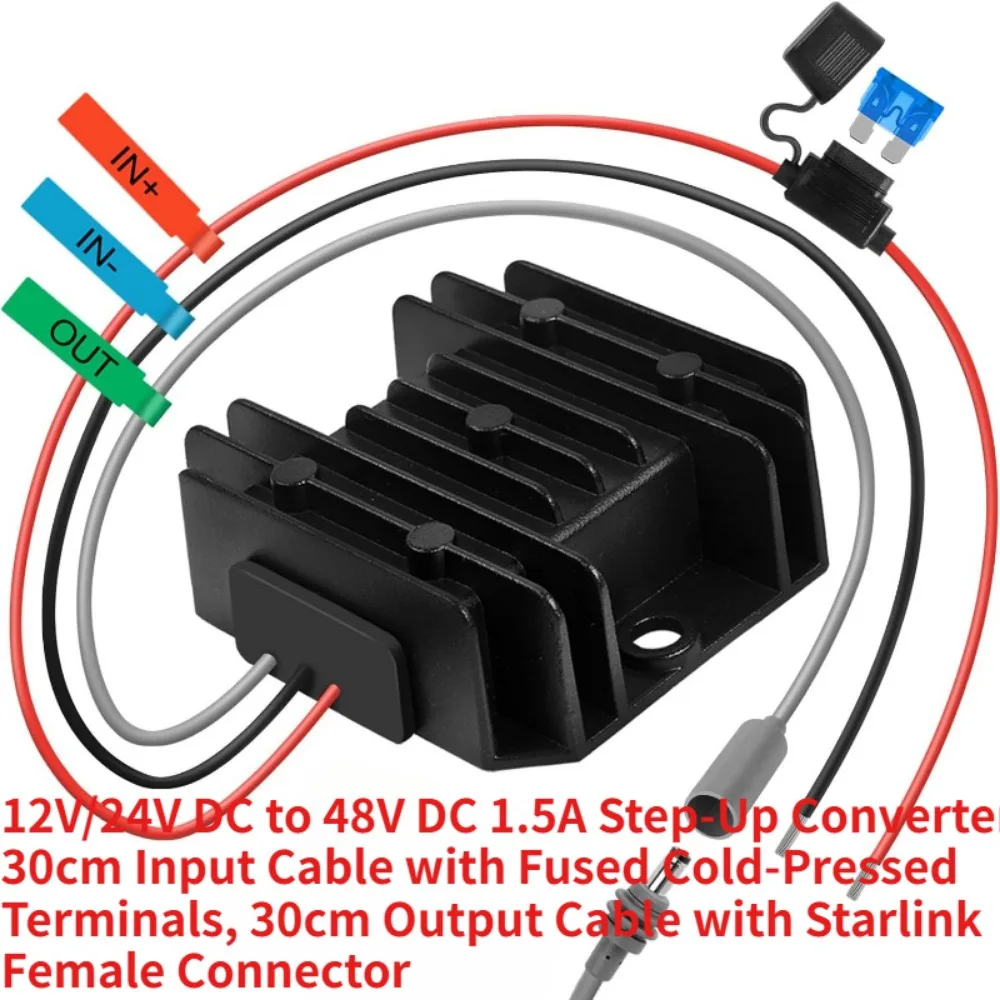 미니 스타링크 DC 스텝업 어댑터 9-30V 12/24V to 48V1.5A/30V3.5A..