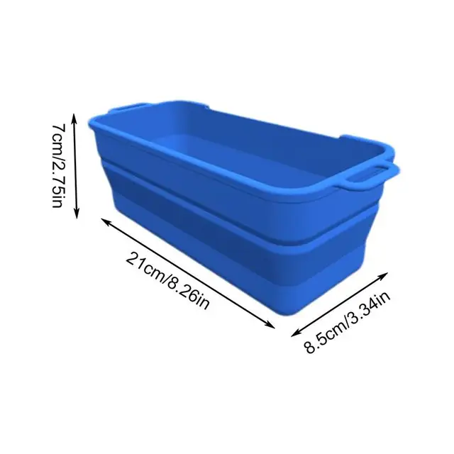 Grease Catcher Bélések Grillező Csepegtető Serpenyő -Szilikon Bélés Színű Hordozható Csepp Betét A Kültéri Piknik Konyhai Szerszámokhoz - Image 6