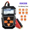 KONNWEI KW208 12V Car Battery Tester Motorcycle 100-2000CCA Cranking Charging Circut Tester Battery Analyzer Lead Acid Battery 1