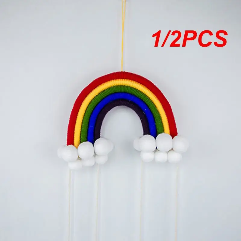 

1/2 шт., плетеные радужные заколки для волос