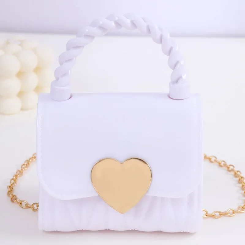 Fashion Heart Baby Girls Small Shoulder Bags Kids Coin Purse Accessories  Handbags Cute Children's Mini Square Messenger Bag - AliExpress