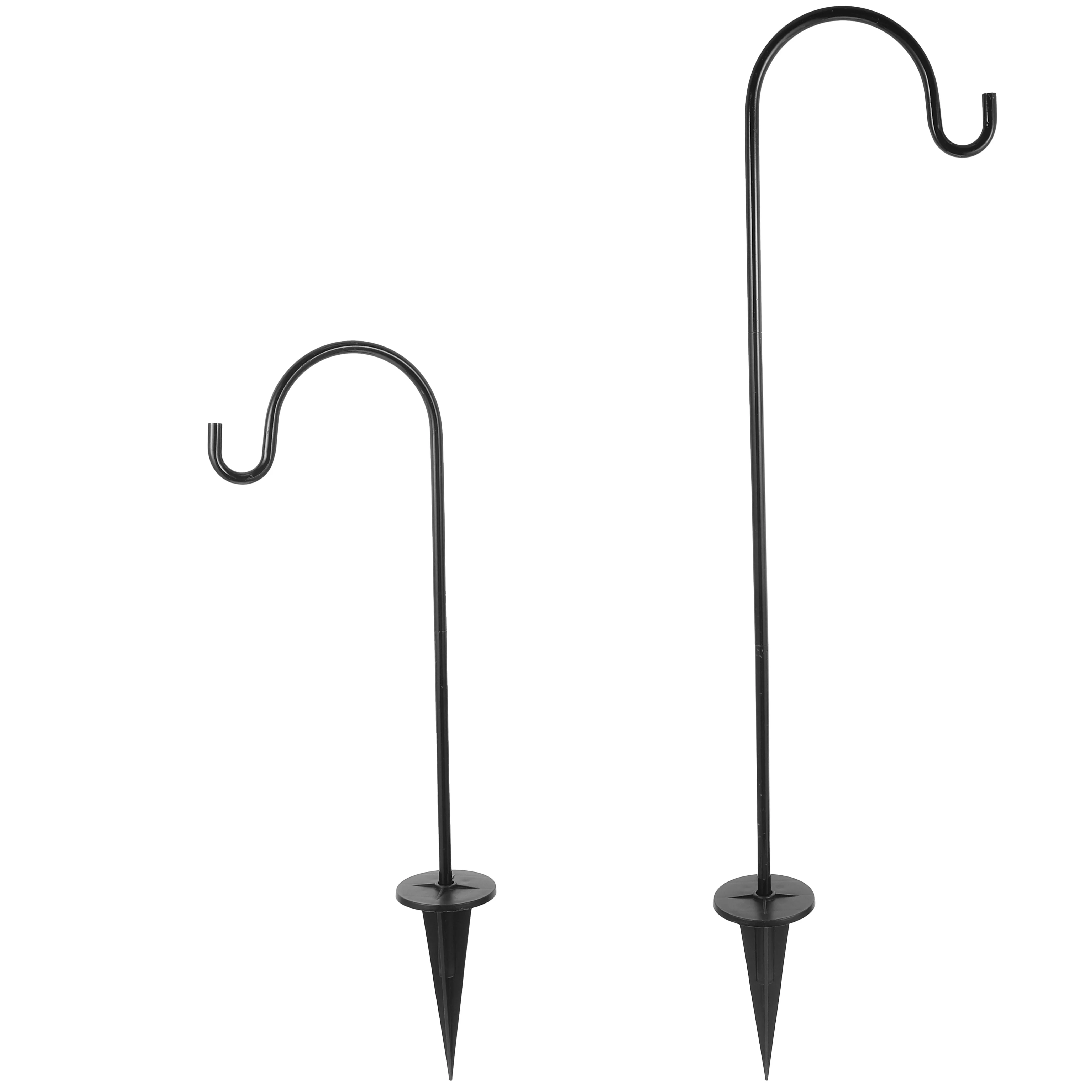 

Hook Mason Jars Shepherd Garden Hanger Bird Outdoor Stand Feeder Hanging Stakes Iron Stake Metal Lantern Pole Tall Flower