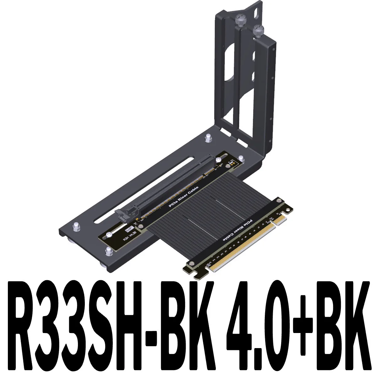 

ADT Graphics Card Extension cable graphics card is installed vertically to fit 90° flexible cable of the ATX chassis PCIE4.0 x16