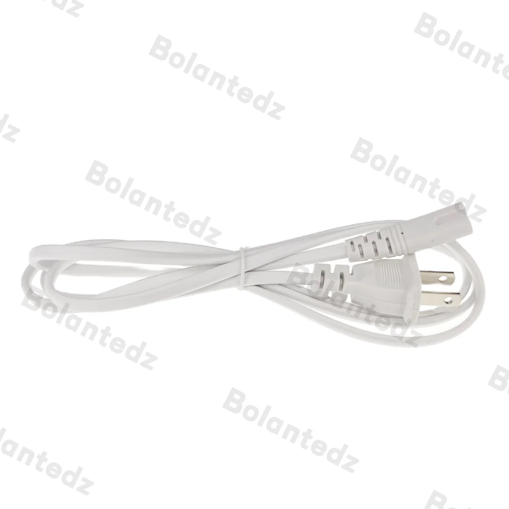 1.5M US America 2-Prong Port AC Power Cord Cable Slim for most printer & laptop AC power adapters power cord