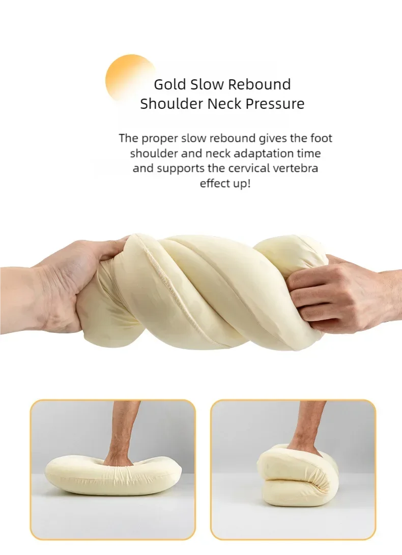 Description Picture 5 of itemHIKEMAN Outdoor Pillow Memory Cotton Cervical Pillow Portable Breathable Camping Gears Travel Sleeping Supplies with Storage Bag