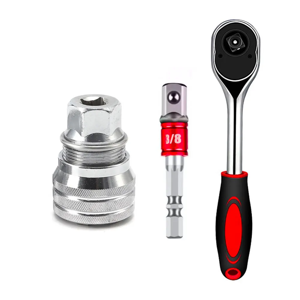 

Electric Drill Universal Sleeve Converter Adaptive Socket 10-19mm Ratchet Wrench Repair Tools Electric Wrench Sleeve Converter