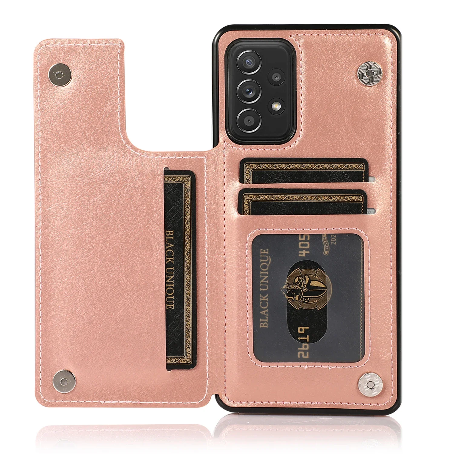 Luxurious Flip Leather Wallet Case with Card Holder Cover