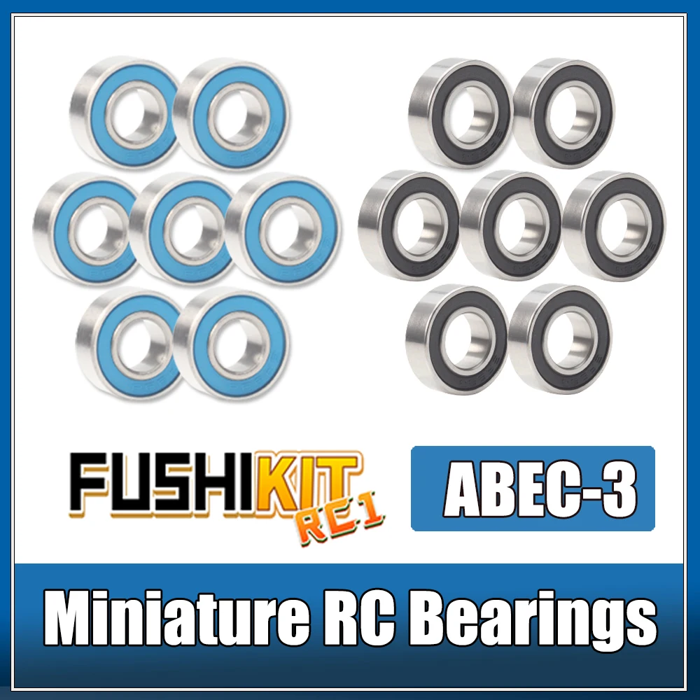 5x11x4 mm MR115RS ABEC3 Miniature MR115-2RS Ball Bearings Blue Sealed MR115 2RS L1150D Bearing 10pcs ball bearings metal shielded ball bearings