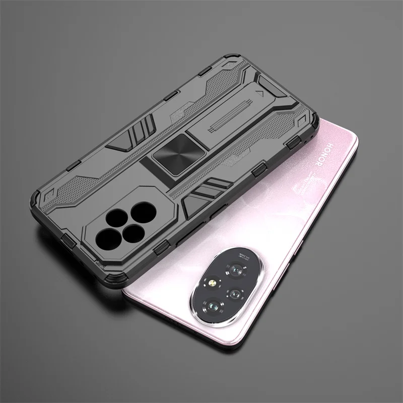 Verstelbare Kickstand Beschermhoes Voor Honor 200 Pro Cover Magnetische Houder Coque Fundas Capa_voghion.com