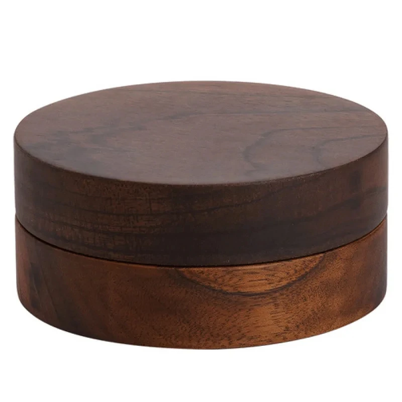 Desktop Wood Ashtray With Lid Stainless Steel Liner Windproof Ash Tray For Bar Office Home Decoration Smoking Accessories