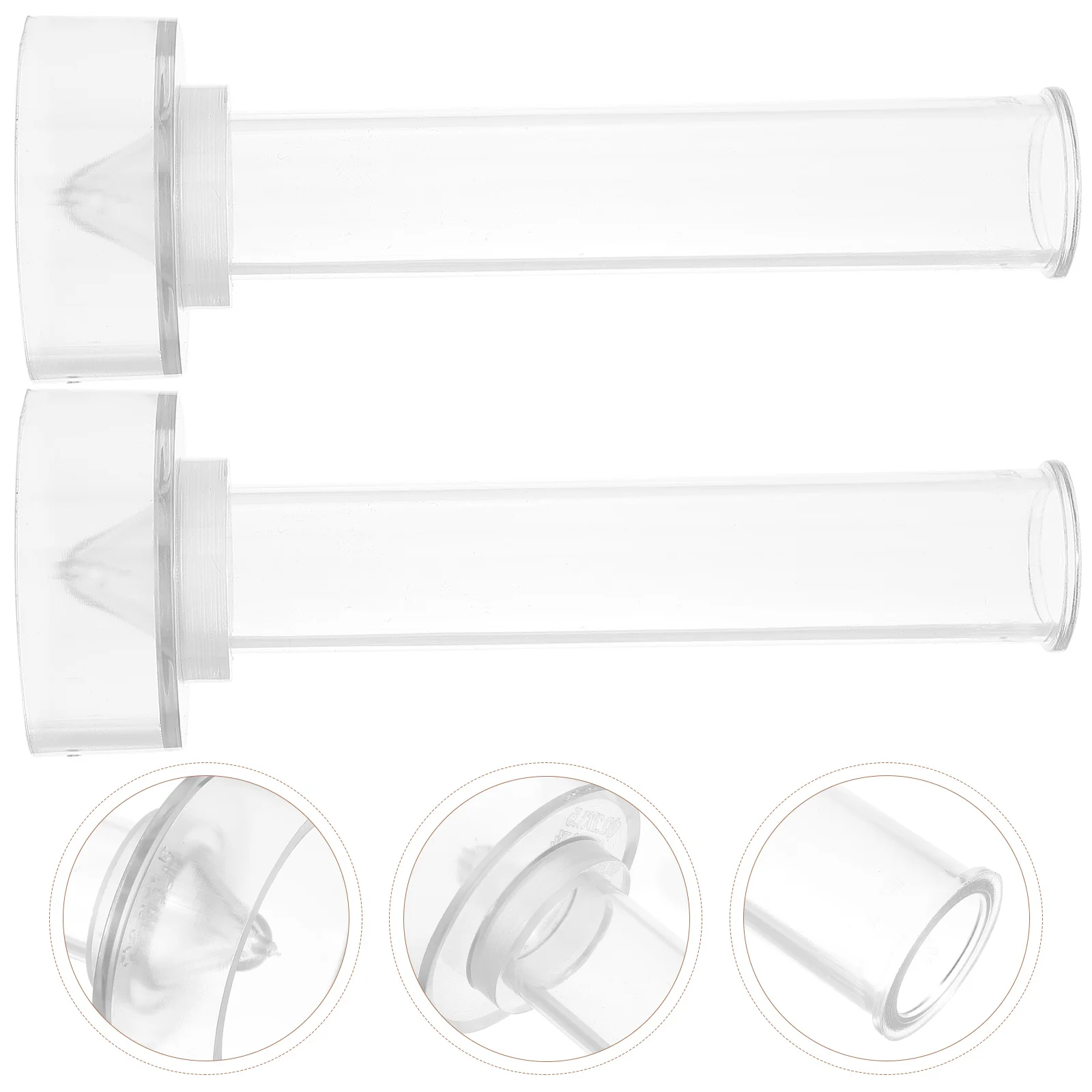 

2 Pcs DIY Handmade Tapered Rod Large Small Head Wax Mold Pointed 2pcs (spire Church 22x15cm) Acrylic Molds for Making