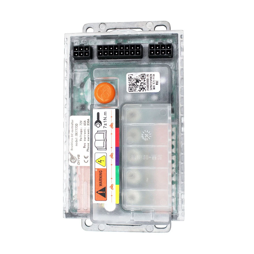 72V Electric Bike Brushless DC Motor Controller 65A 1800W High Power Programmable Brushless Motor Controller DK72230