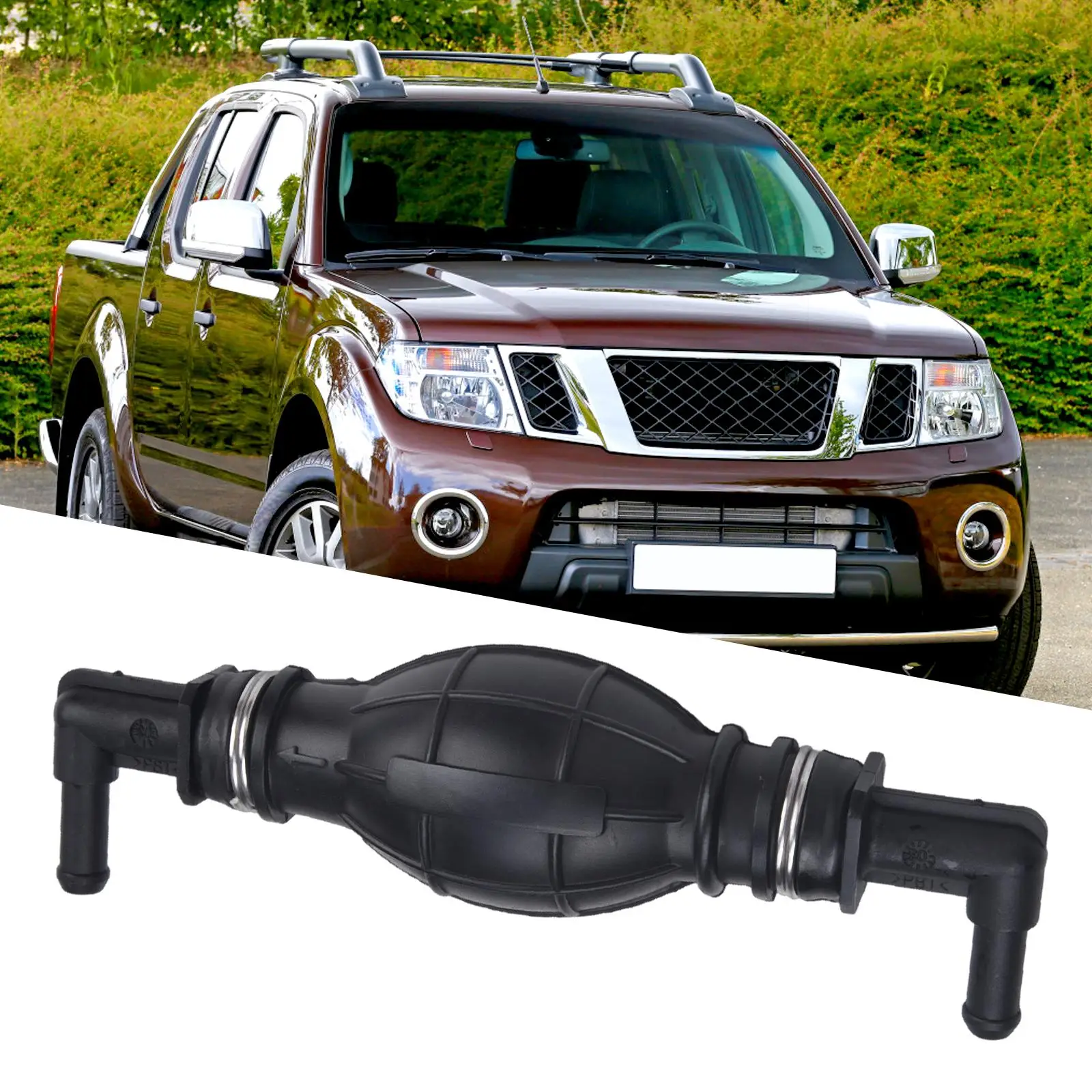 

Car Fuel Primer Bulb Parts OEM Equipment Plug-And-Play Plug-and-play 1Pcs Black Easy Installation For Navara D40